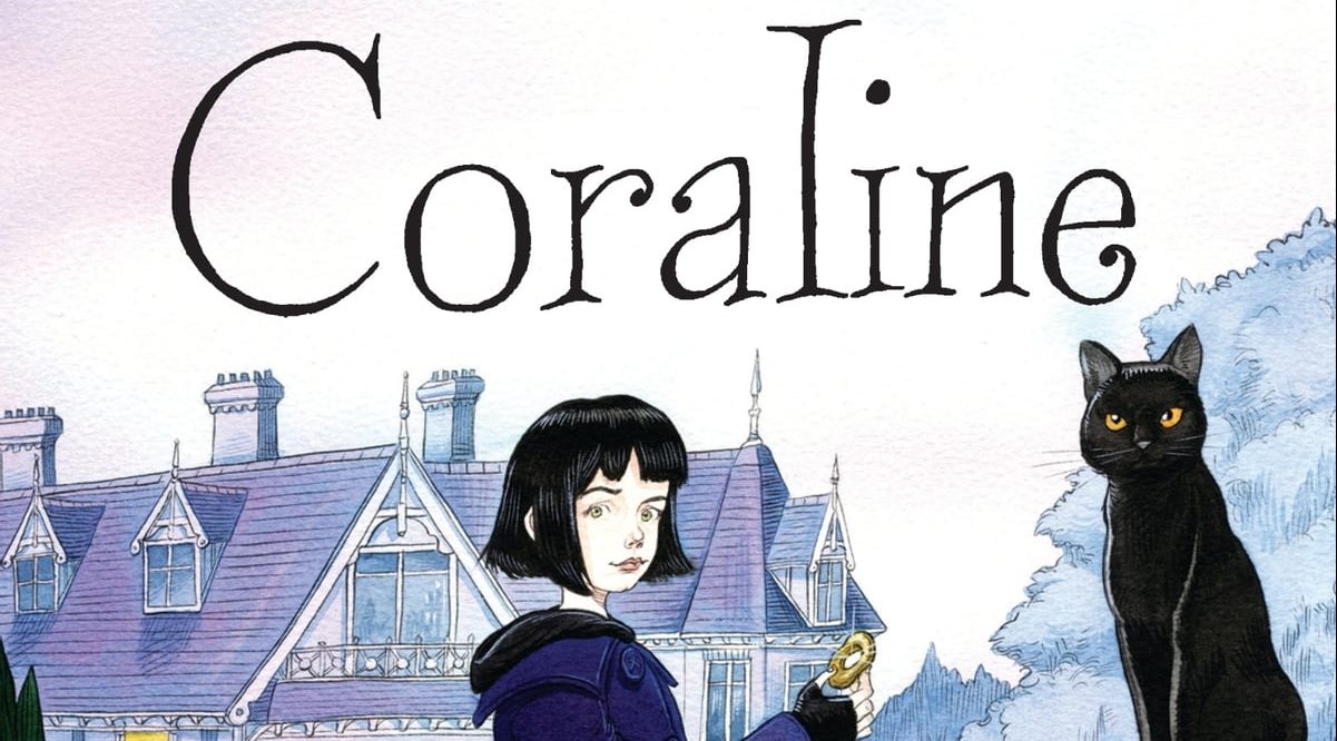 Coraline, de Neil Gaiman: um livro que a Wandinha com certeza teria na estante.