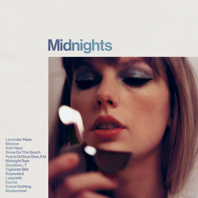 Capa do álbum Midnights da Taylor Swift