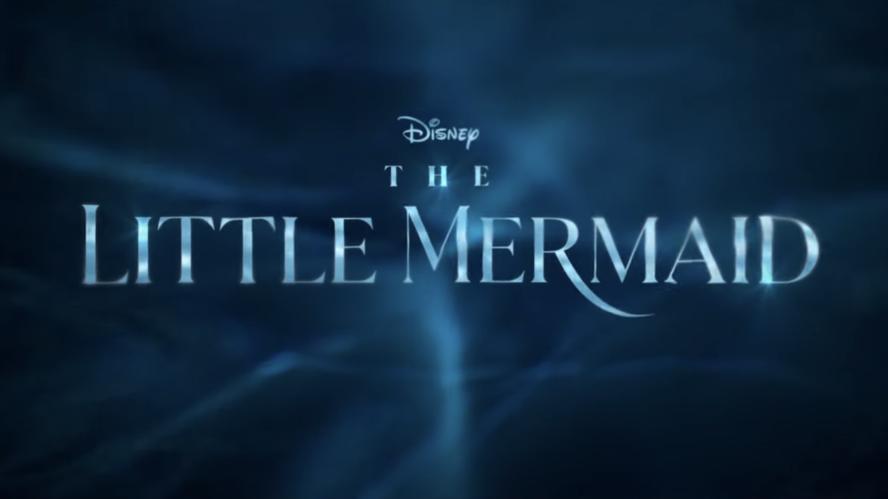 Logo do live-action da Disney de A Pequena Sereia.