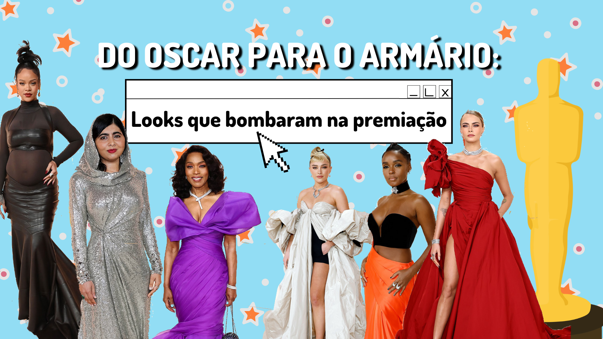 Oscar, moda, tendências, looks, cultura, premiações, rihanna