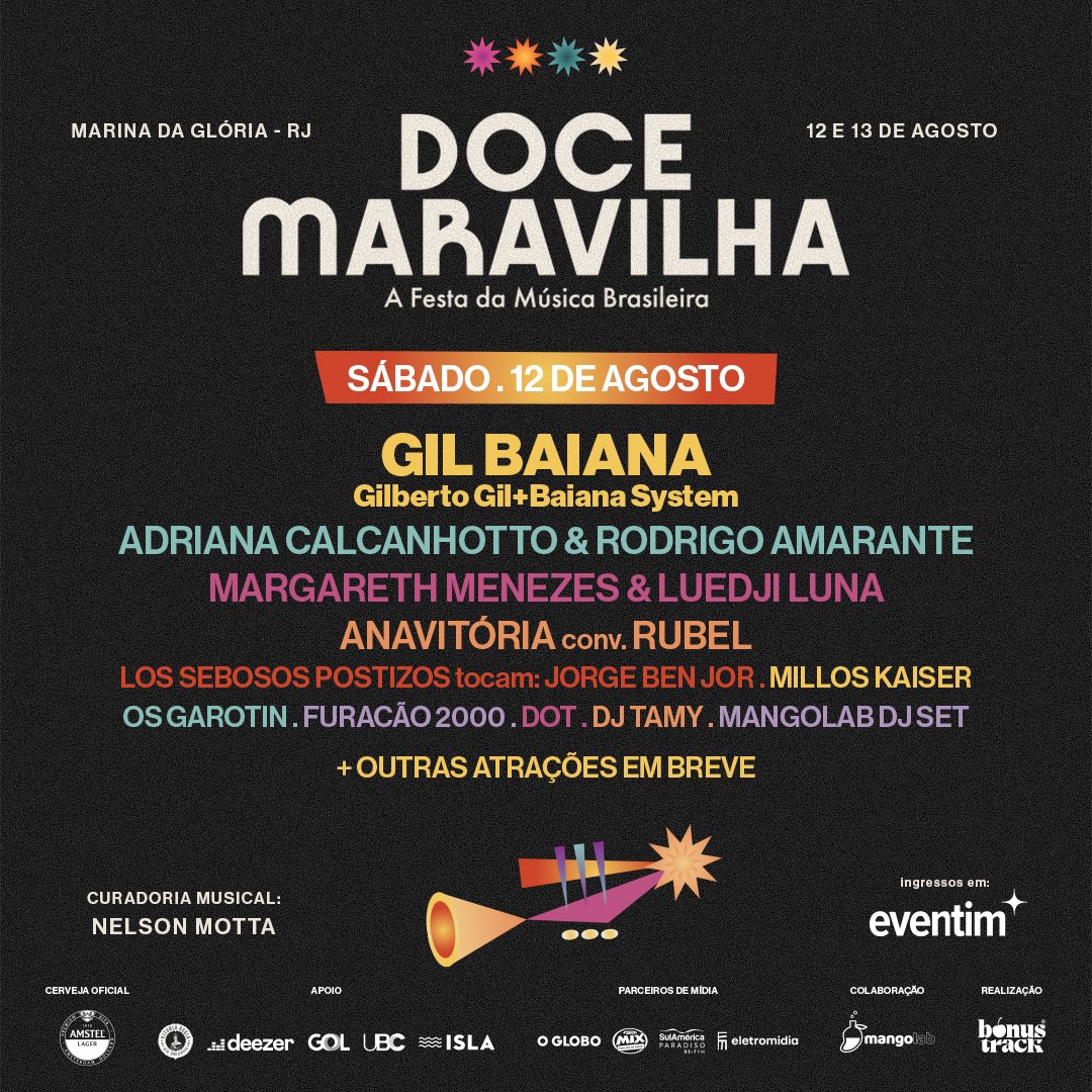 Line-up festival Doce Maravilha