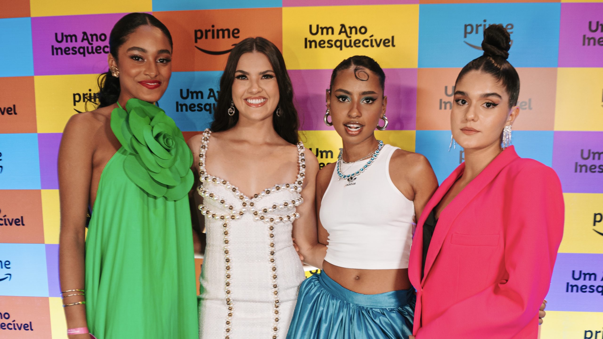 Lívia Silva, Lívia Inhudes, Gabz e Maitê Padilha na pré-estreia de Um Ano Inesquecível do Prime Video