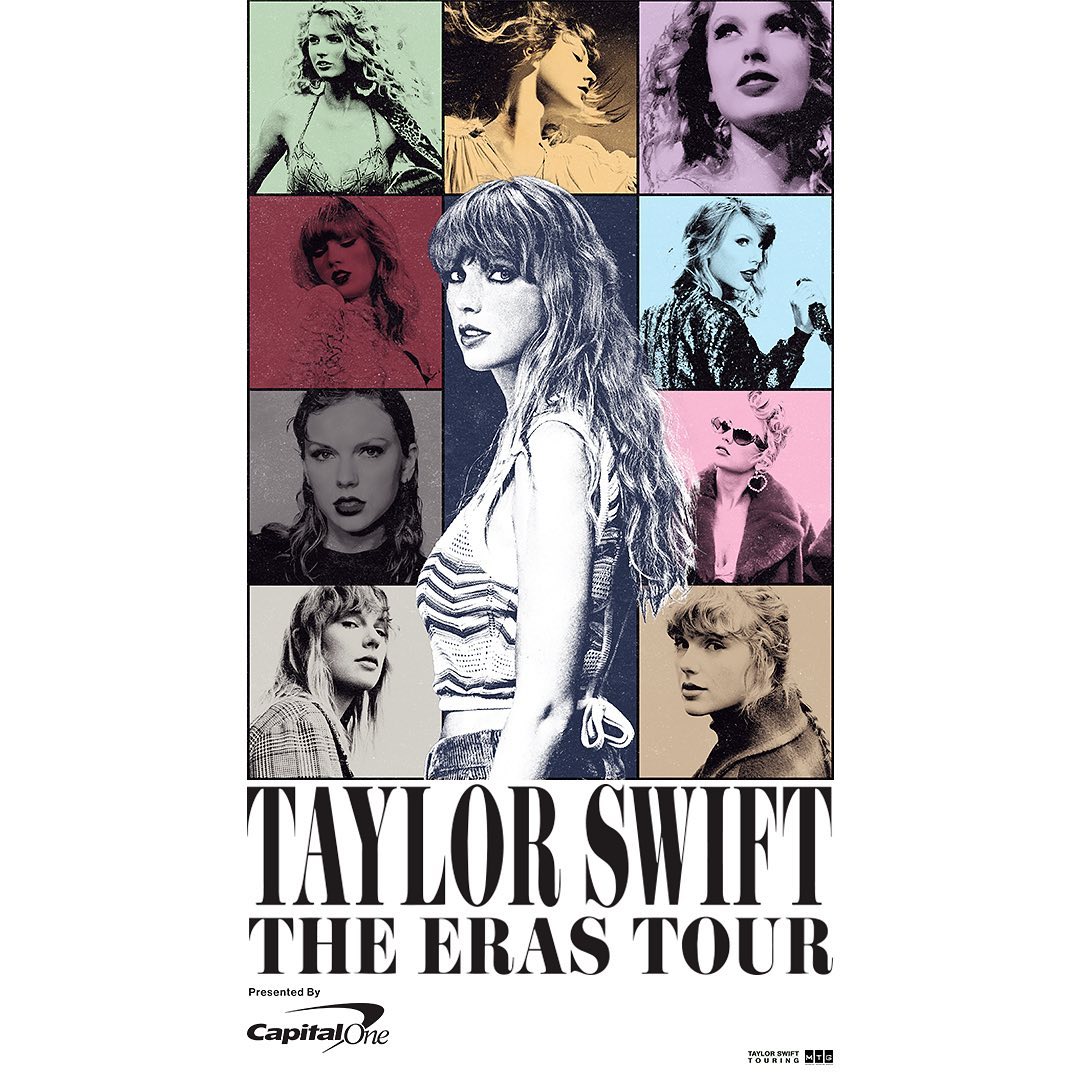 Pôster da The Eras Tour da Taylor Swift