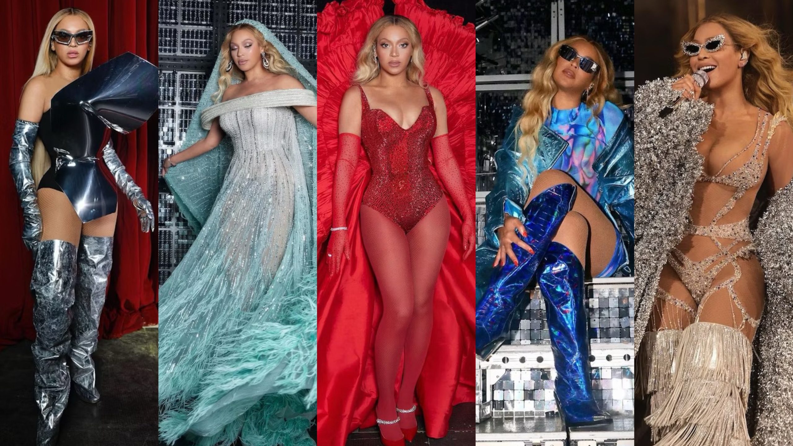 Beyoncé, eleita uma das artistas mais estilosas de 2024 pela Rolling Stone.