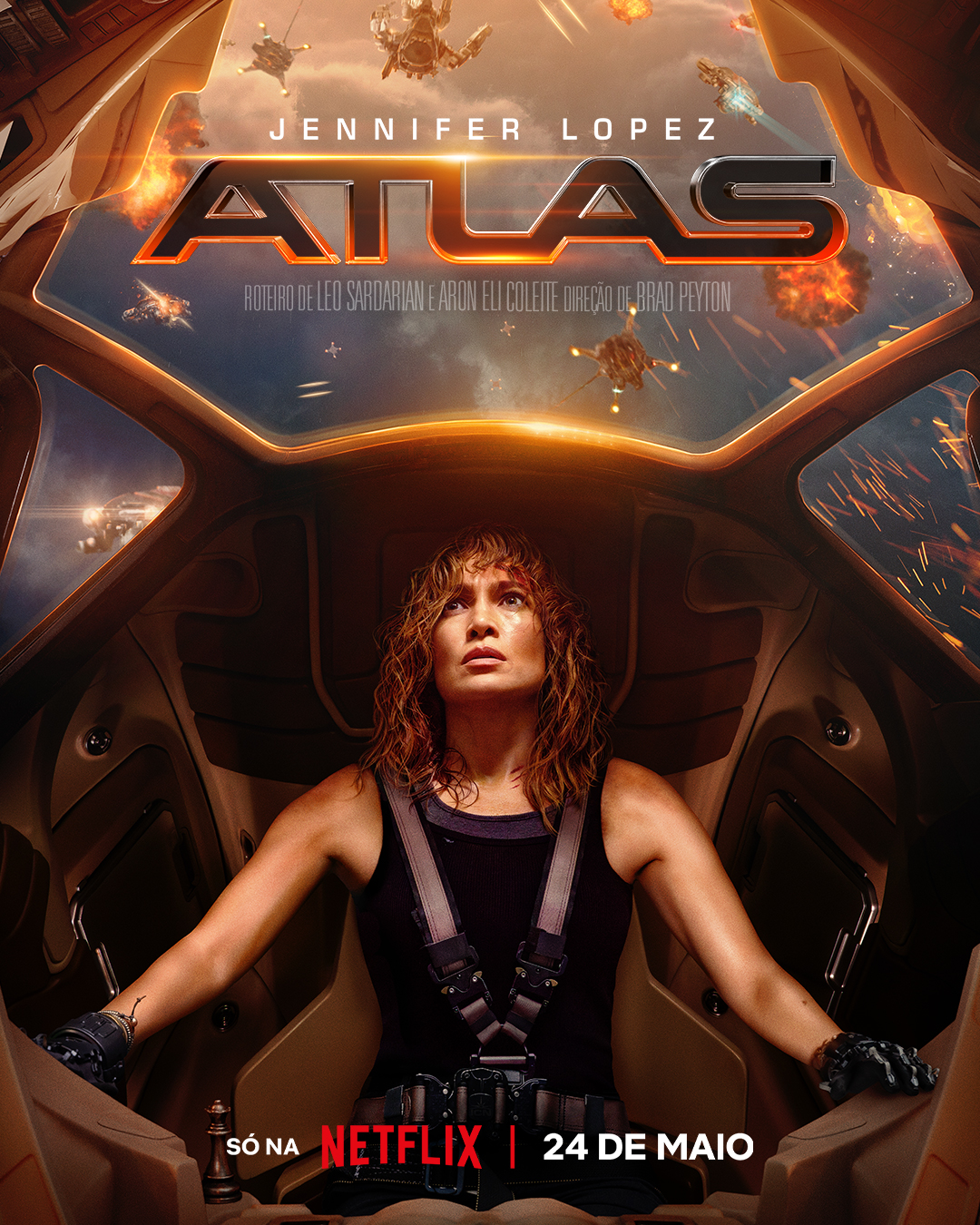 Pôster oficial do filme Atlas