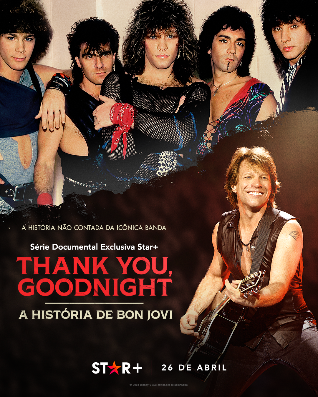 Série documental do Bon Jovi é um dos destaques de séries que chegam nos streamings em abril