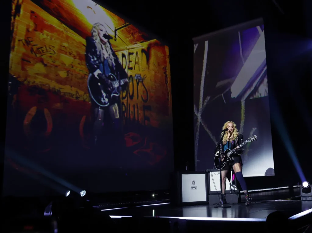 Madonna em show da The Celebration Tour.