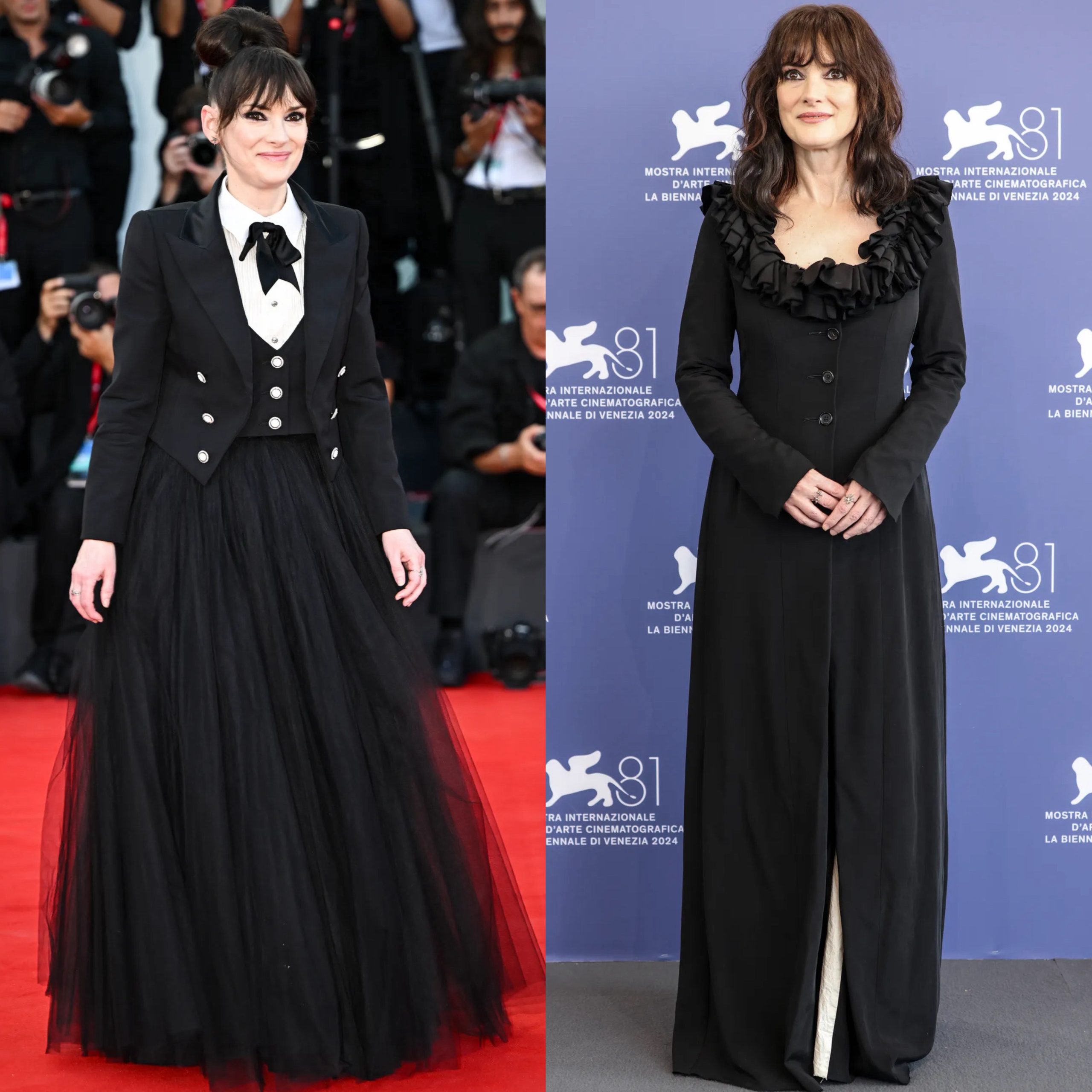 Winona Ryder no Festival de Veneza 2024.