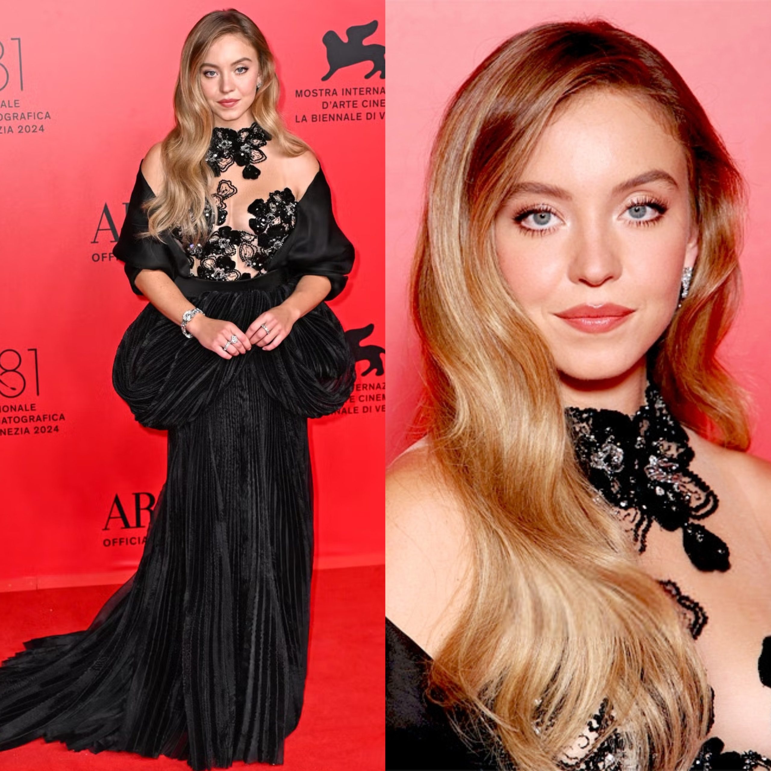 Sydney Sweeney  no Festival de Veneza 2024.