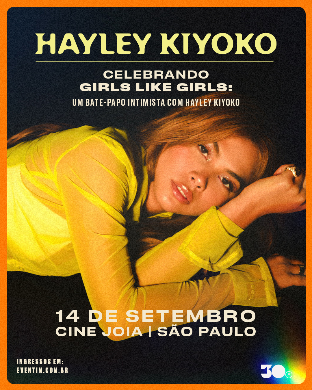 Pôster de Girls Like Girls: um bate-papo intimista com Hayley Kiyoko.