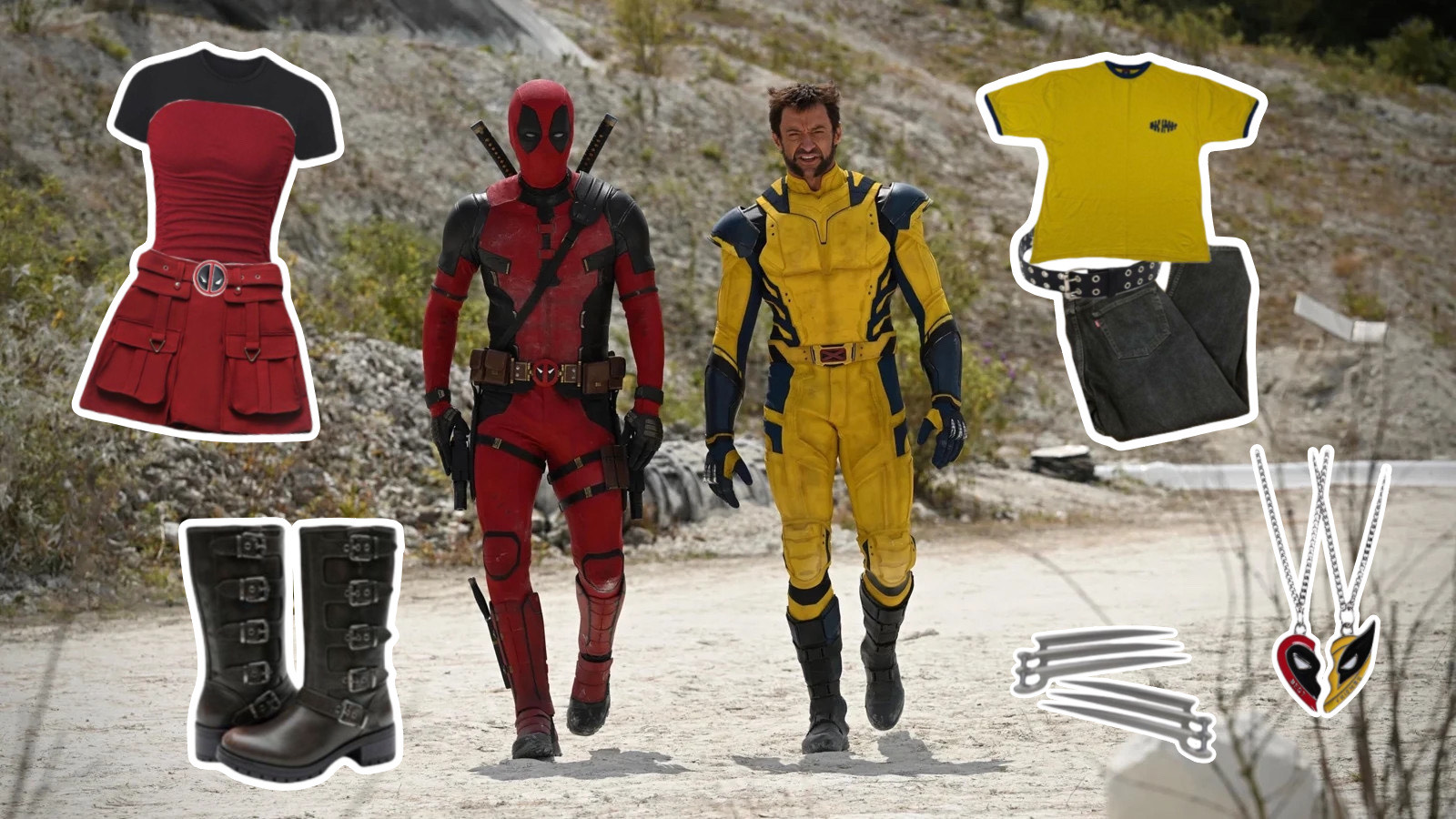 Cena do filme Deadpool & Wolverine, uma das opções para fantasia de Halloween 2024.