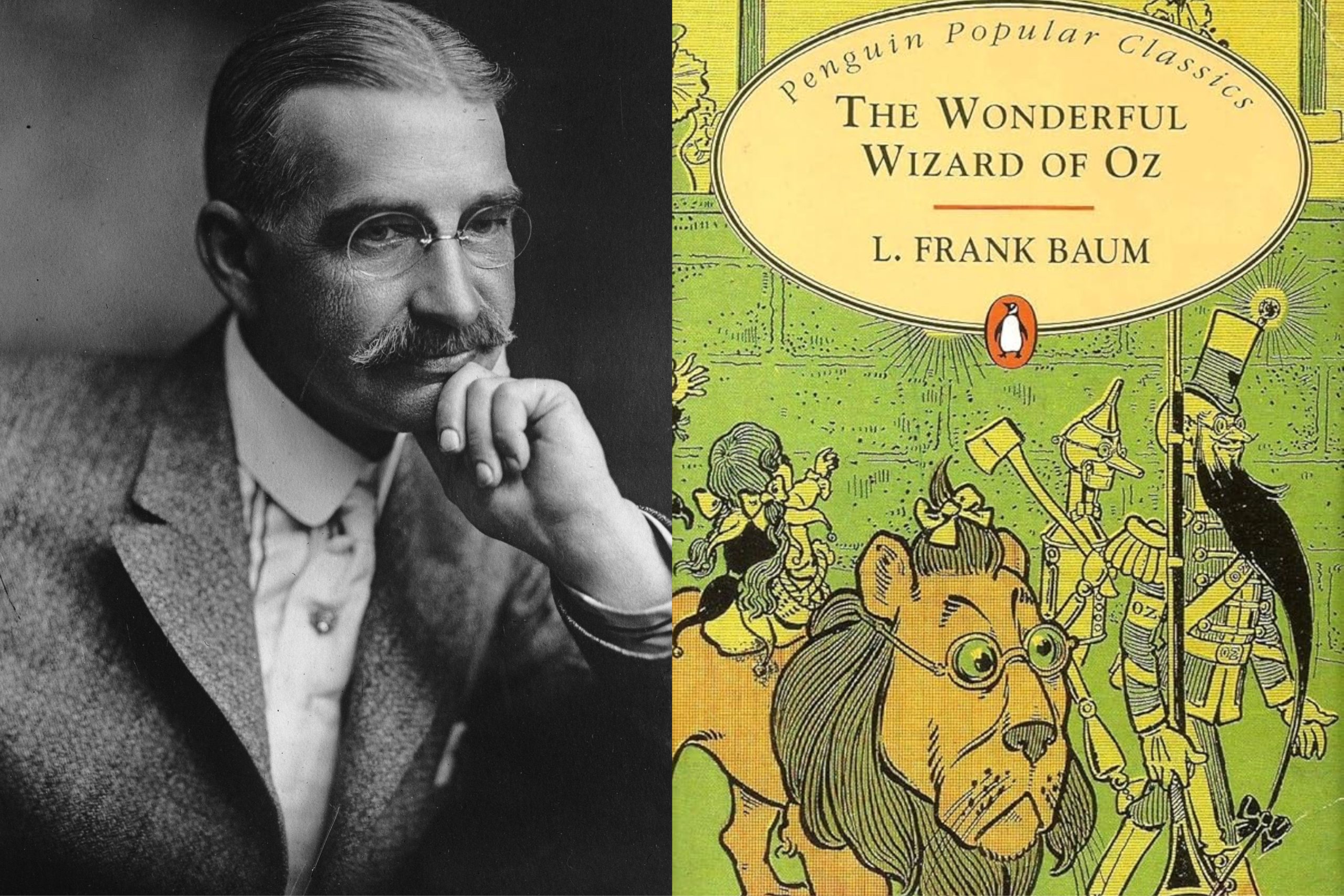 L. Frank Baum, autor de O Maravilhoso Mágico de Oz, história que inspirou Wicked.