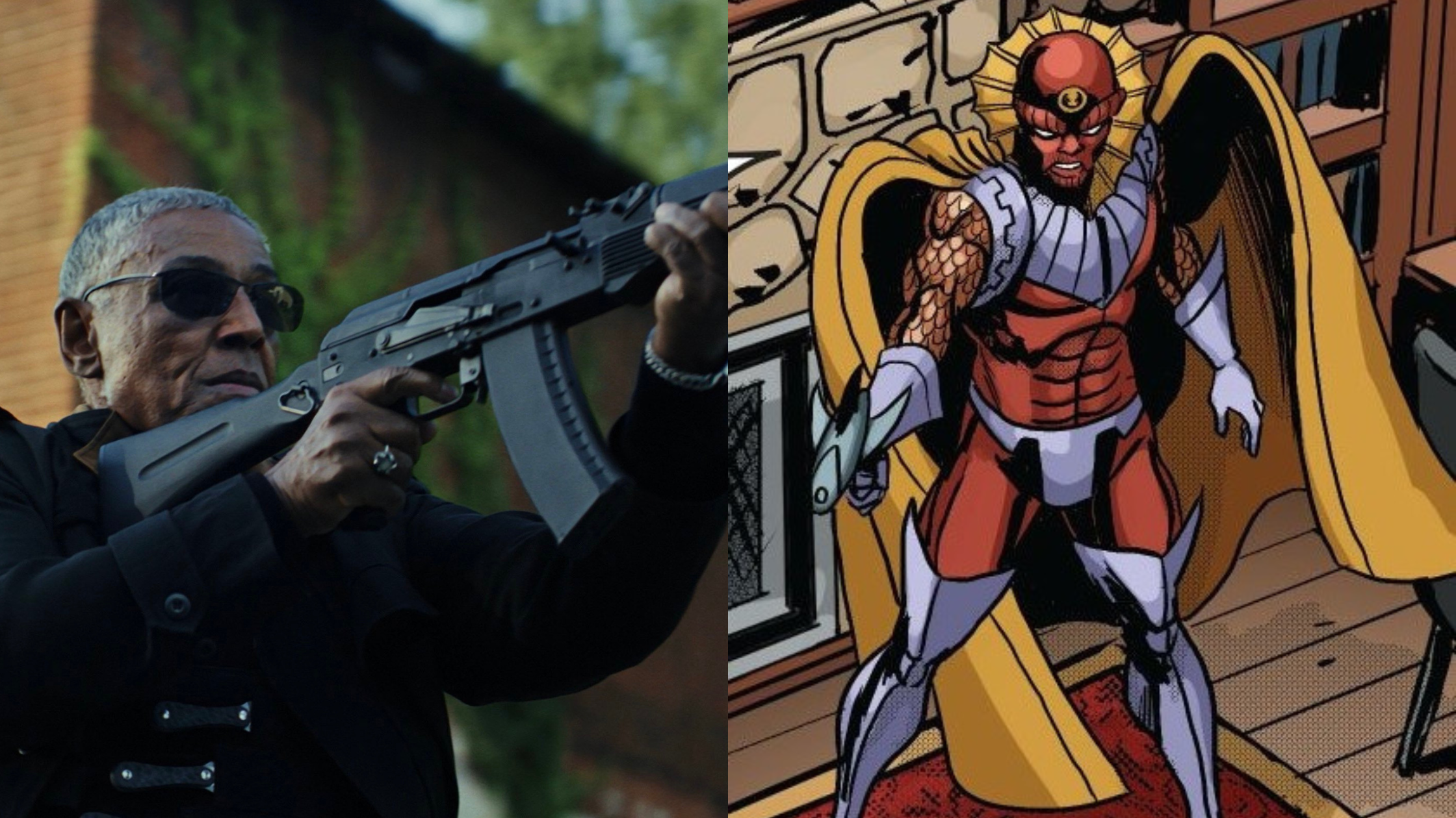 Giancarlo Esposito como Sidewinder para Capitão América