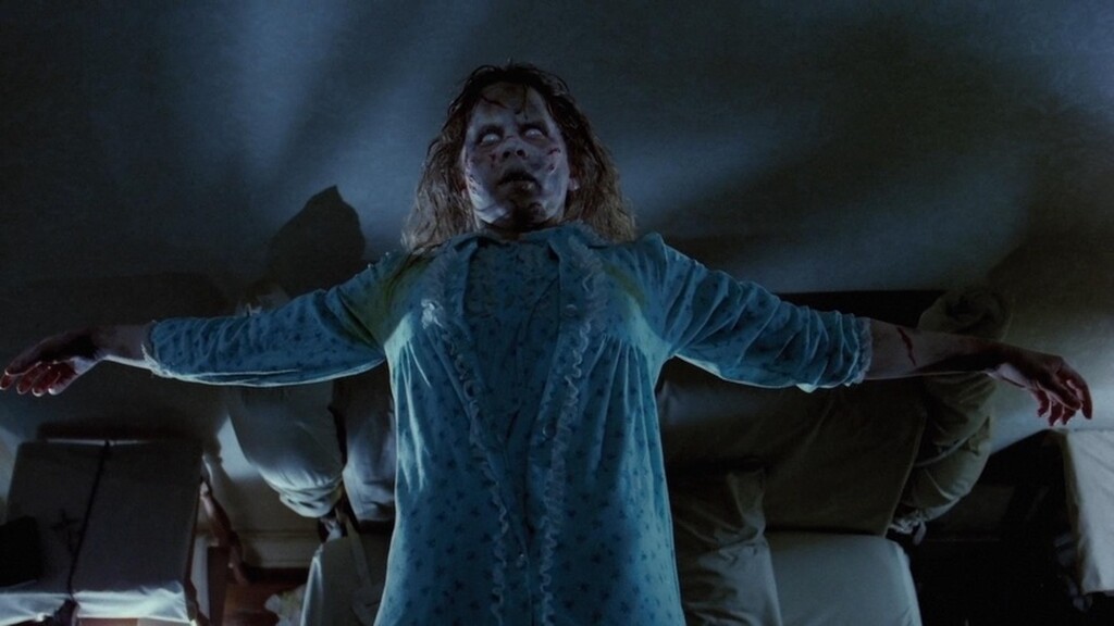 cena de o exorcista, um dos filmes de terror indicados ao oscar