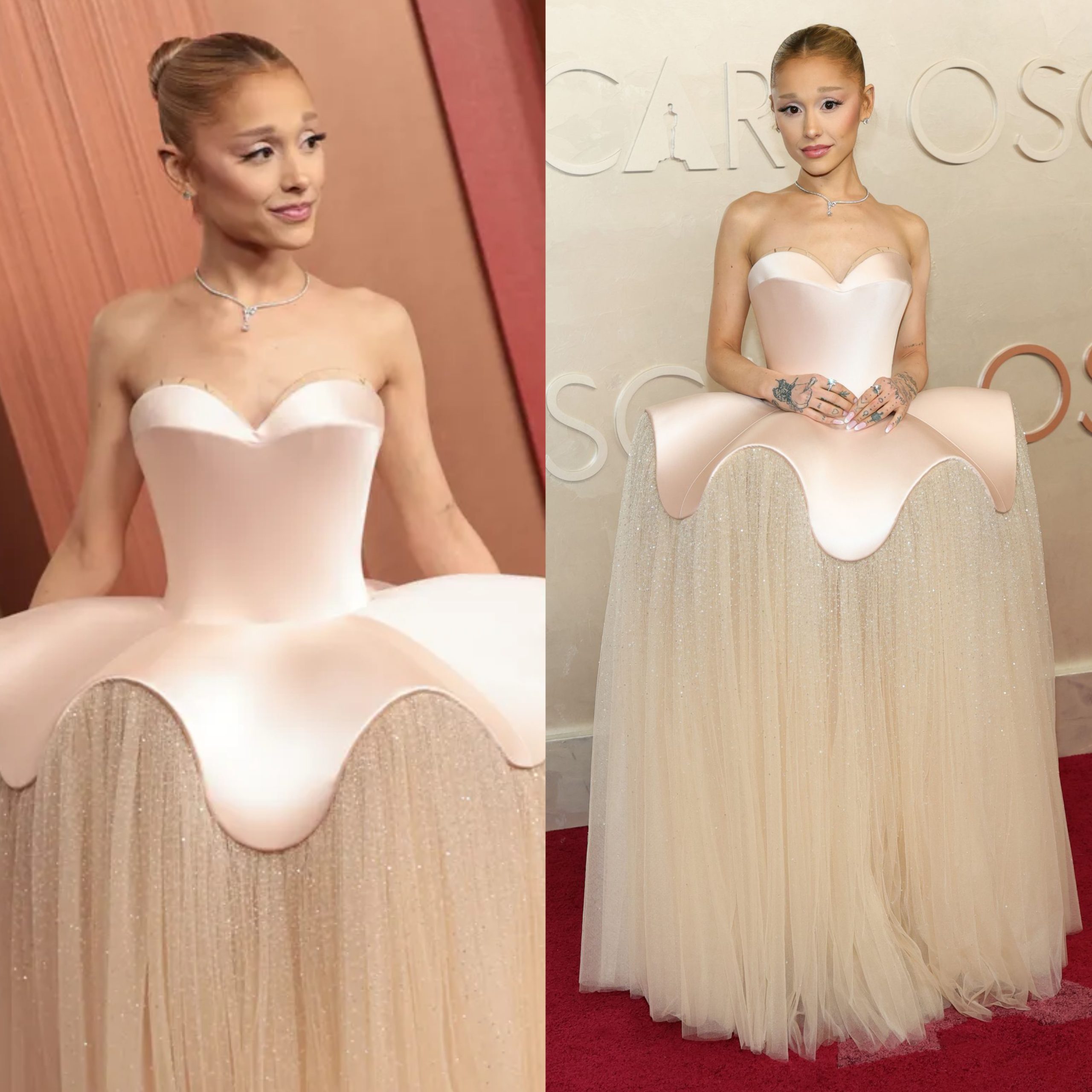 Ariana Grande no Oscar 2025.