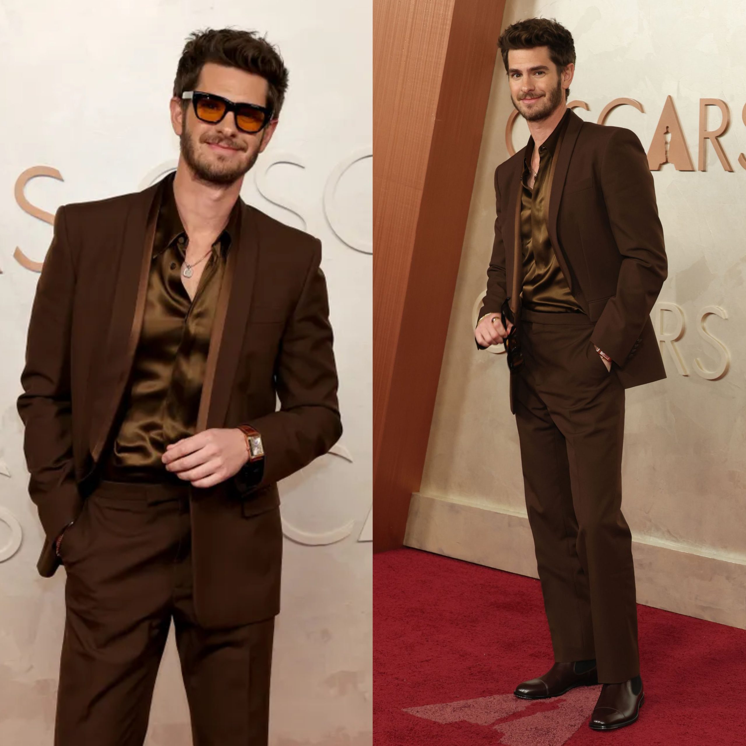 Andrew Garfield no Oscar 2025.