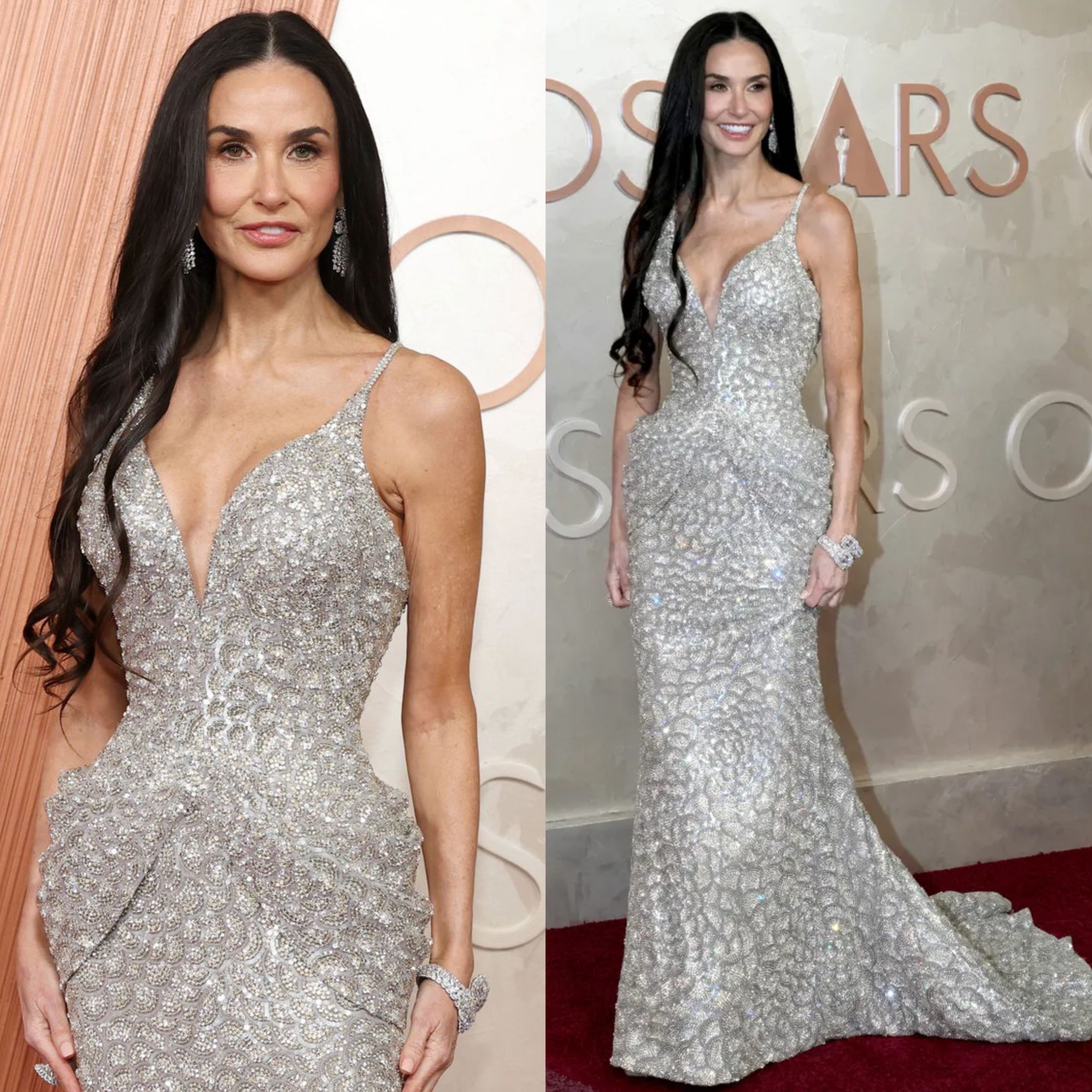 Demi Moore no Oscar 2025.