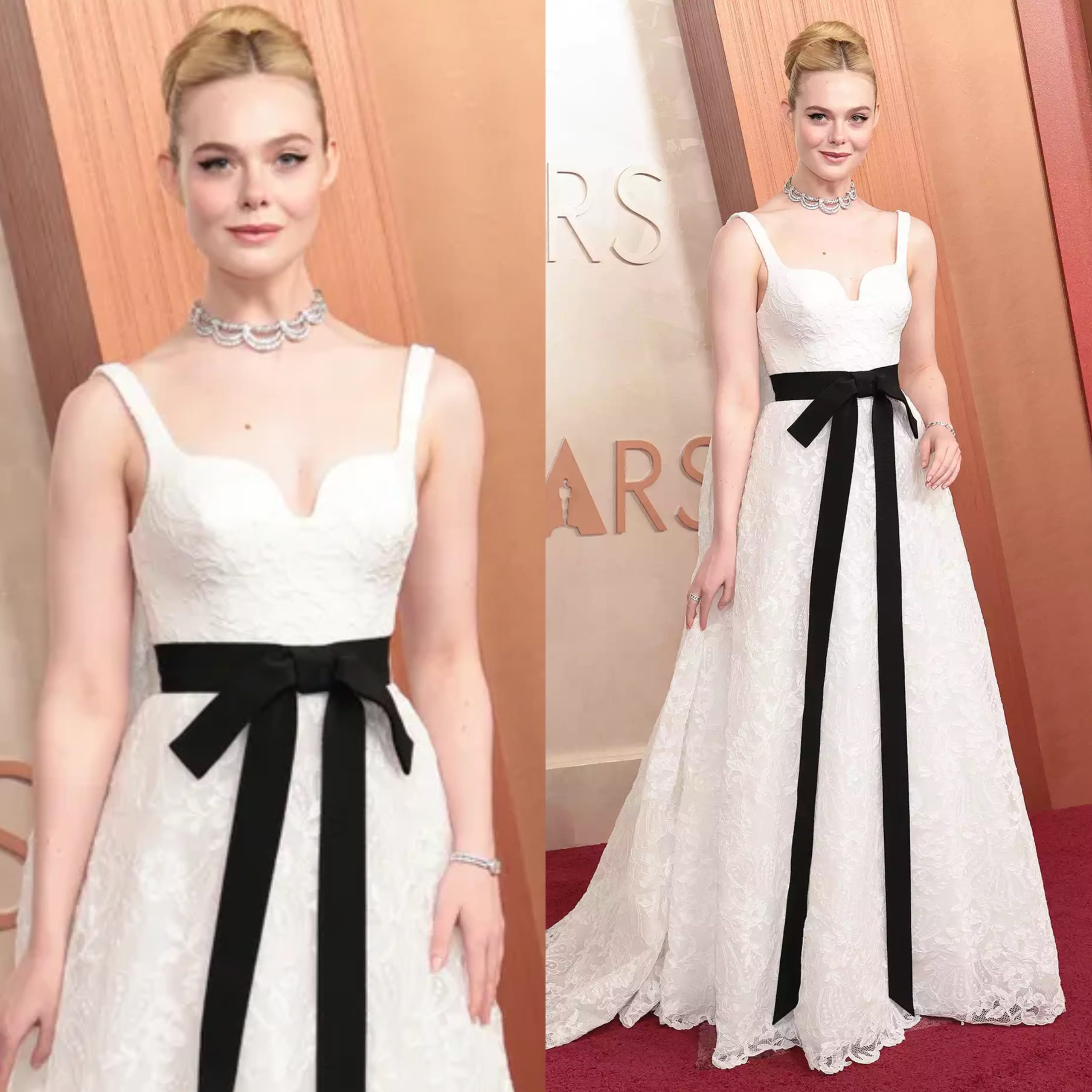 Elle Fanning no Oscar 2025.