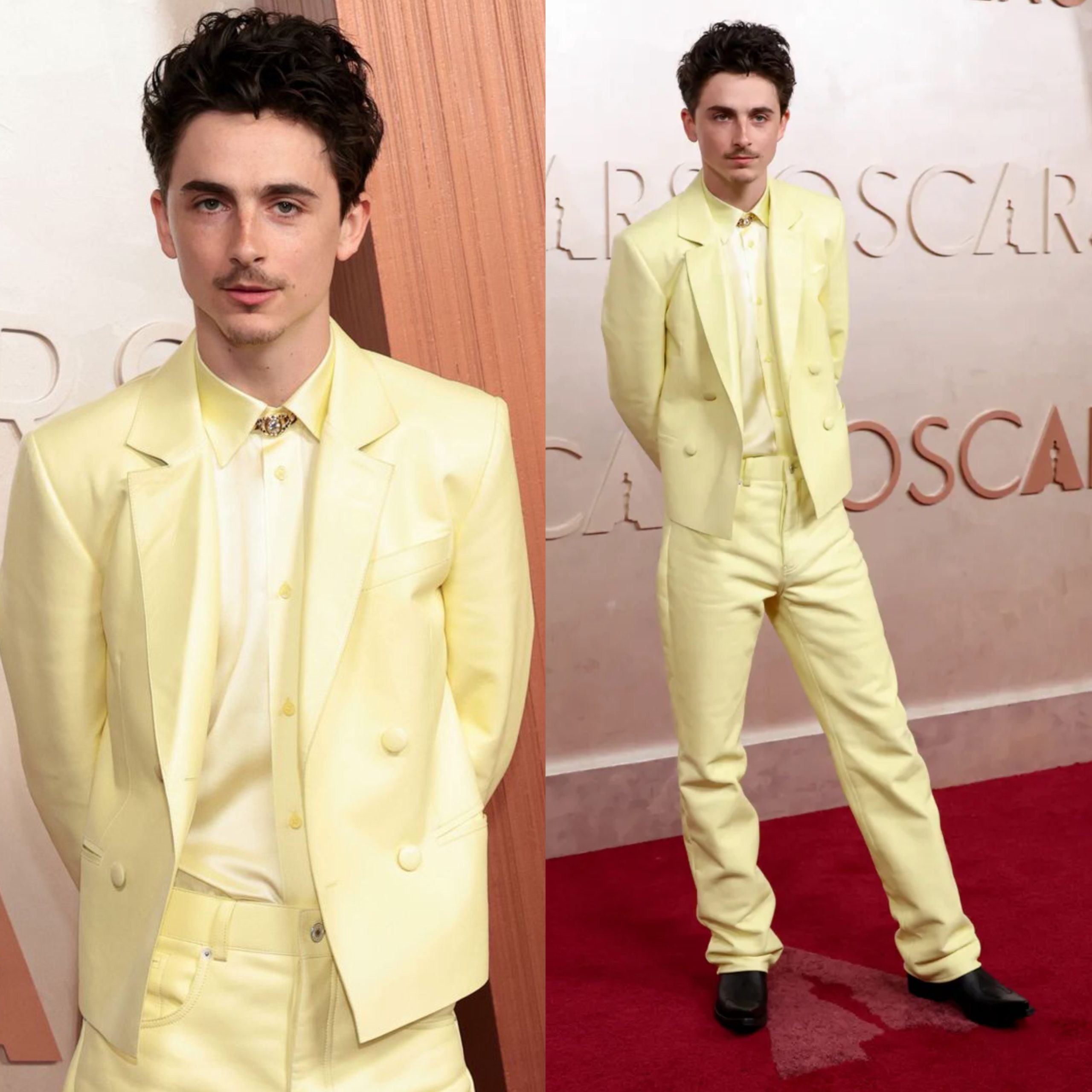 Timothée Chalamet no Oscar 2025.