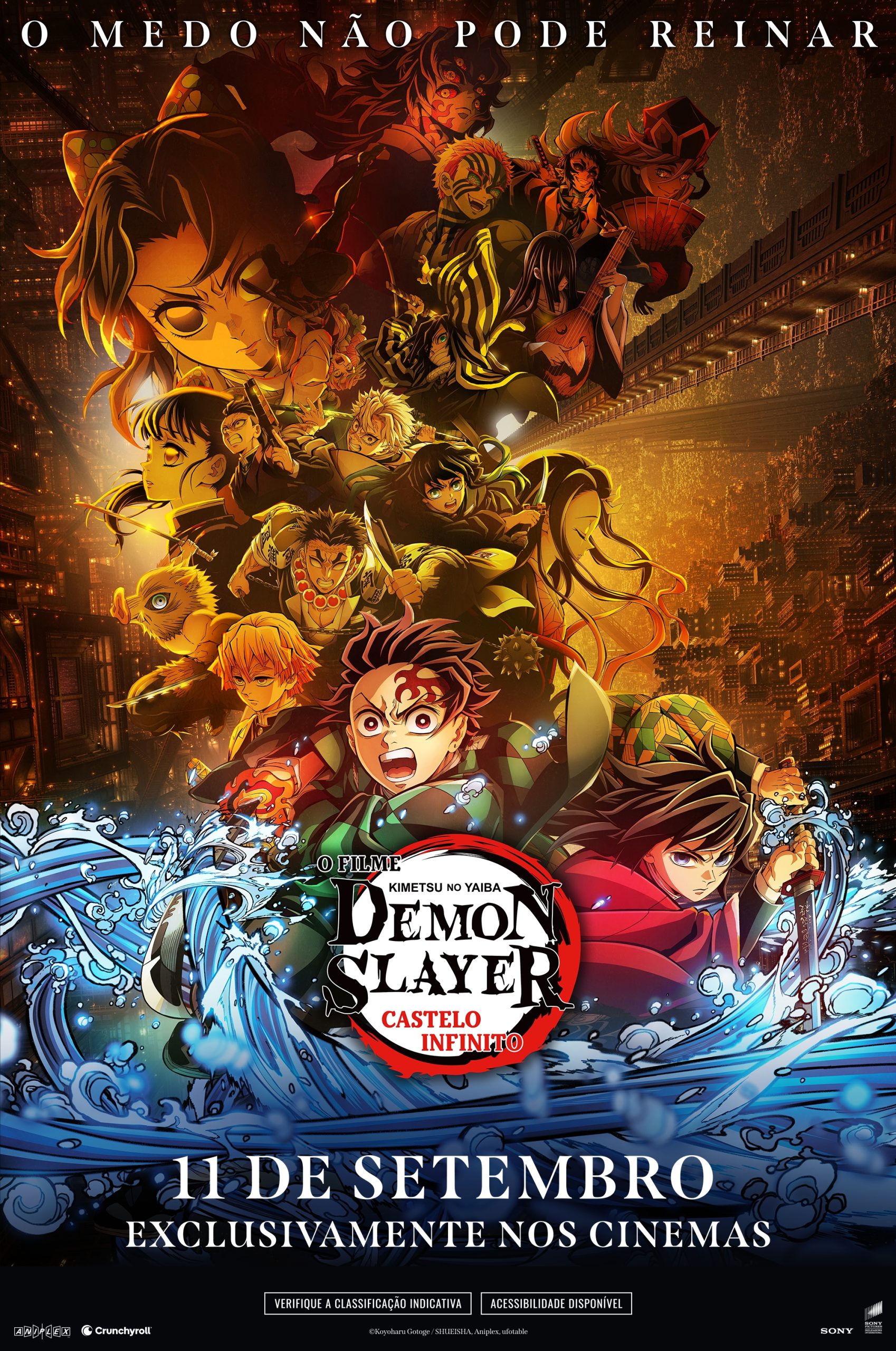 Pôster Demon Slayer: Castelo Infinito