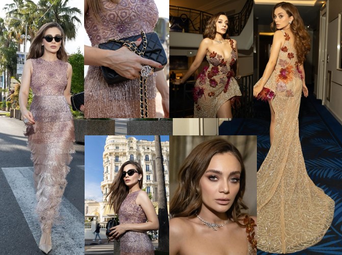 Foto de Damla Sönmez em Cannes.