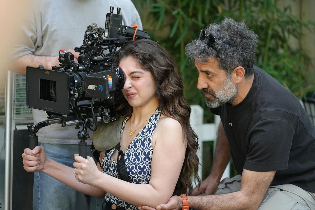 Foto de bastidores da dizi Leyla.