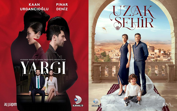 Foto dos pôsteres das dizis.