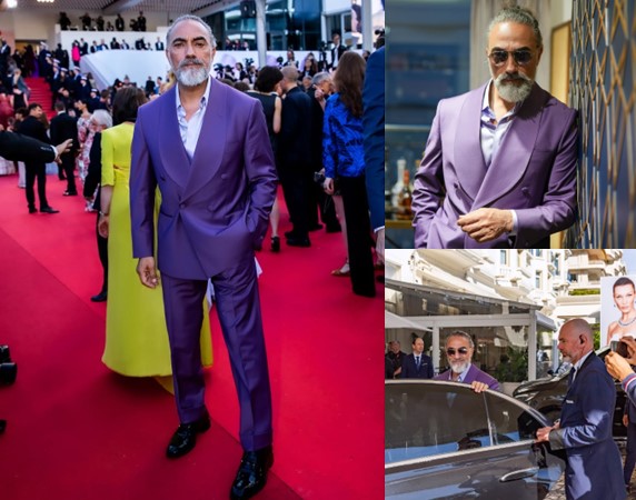 Foto de Selim Bayraktar em Cannes.