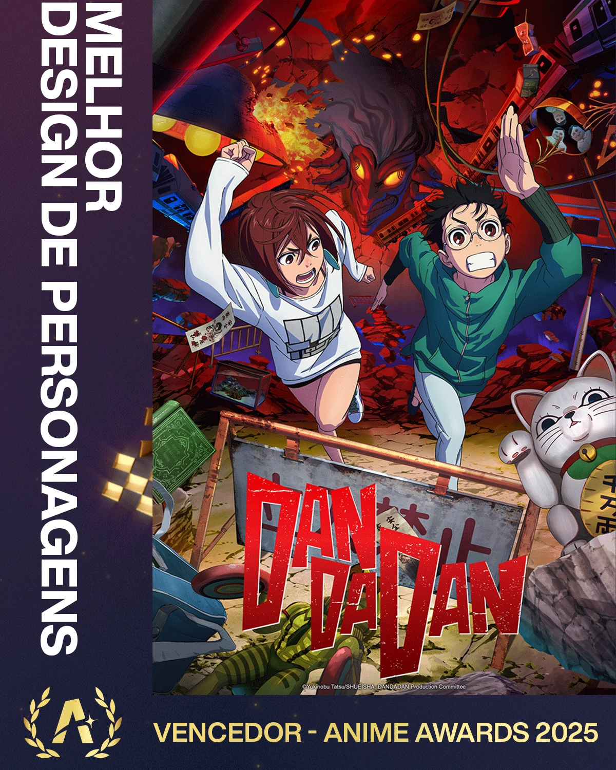Anime Awards 2025 - melhor design de personagens