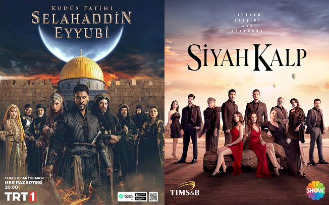 Foto dos pôsteres das dizis finalizadas.