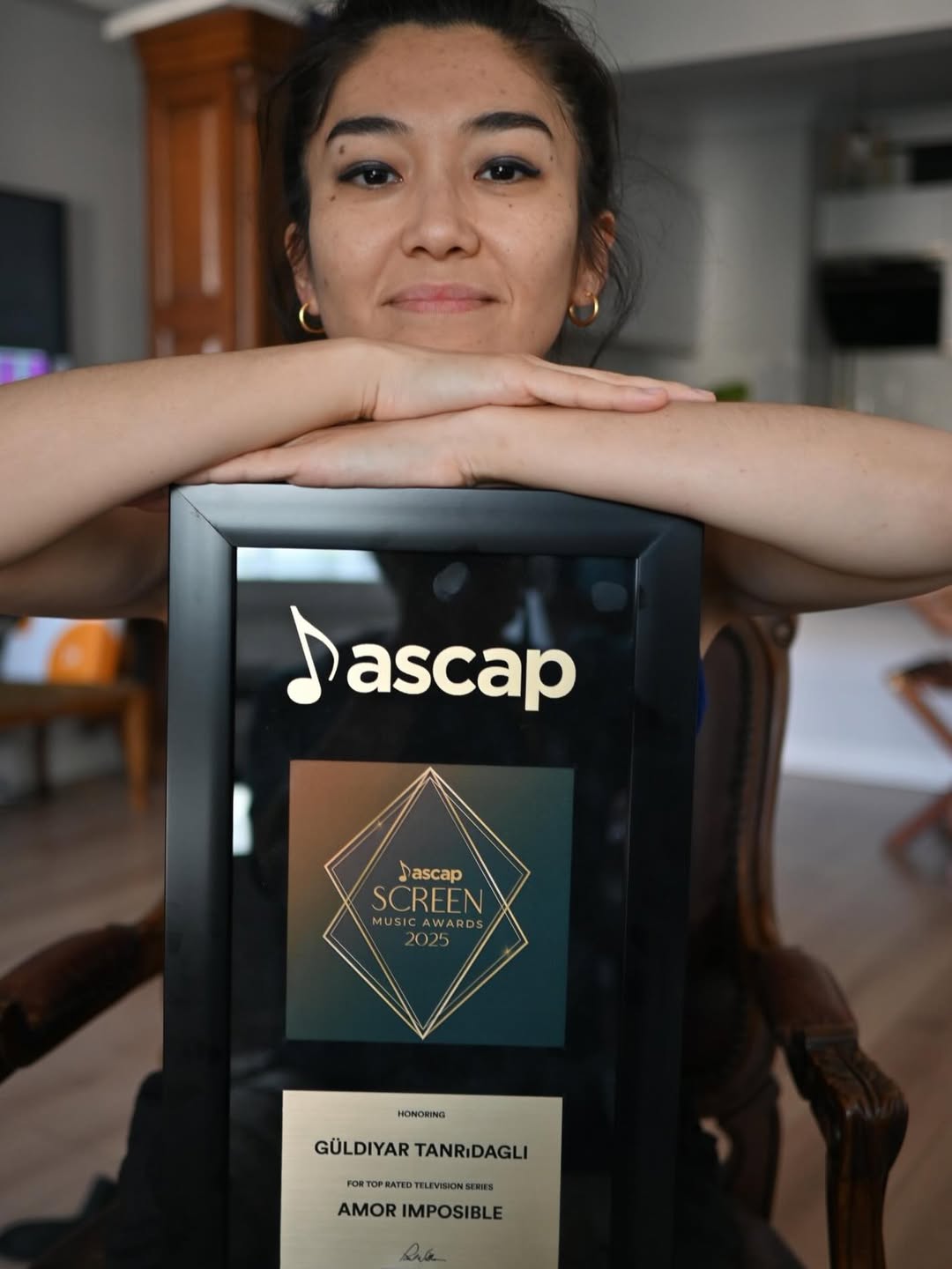 Foto prêmio no resumo.