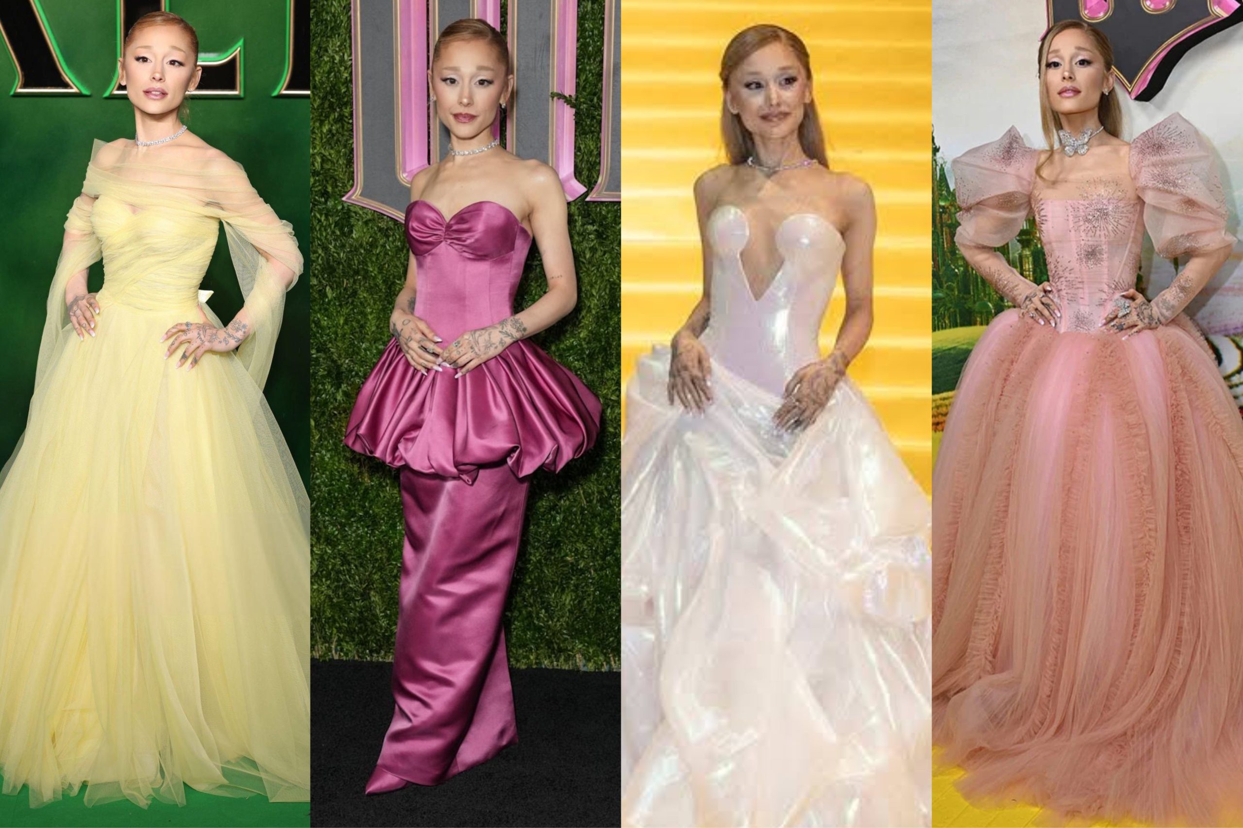 Ariana Grande durante a divulgação da primeira parte de Wicked