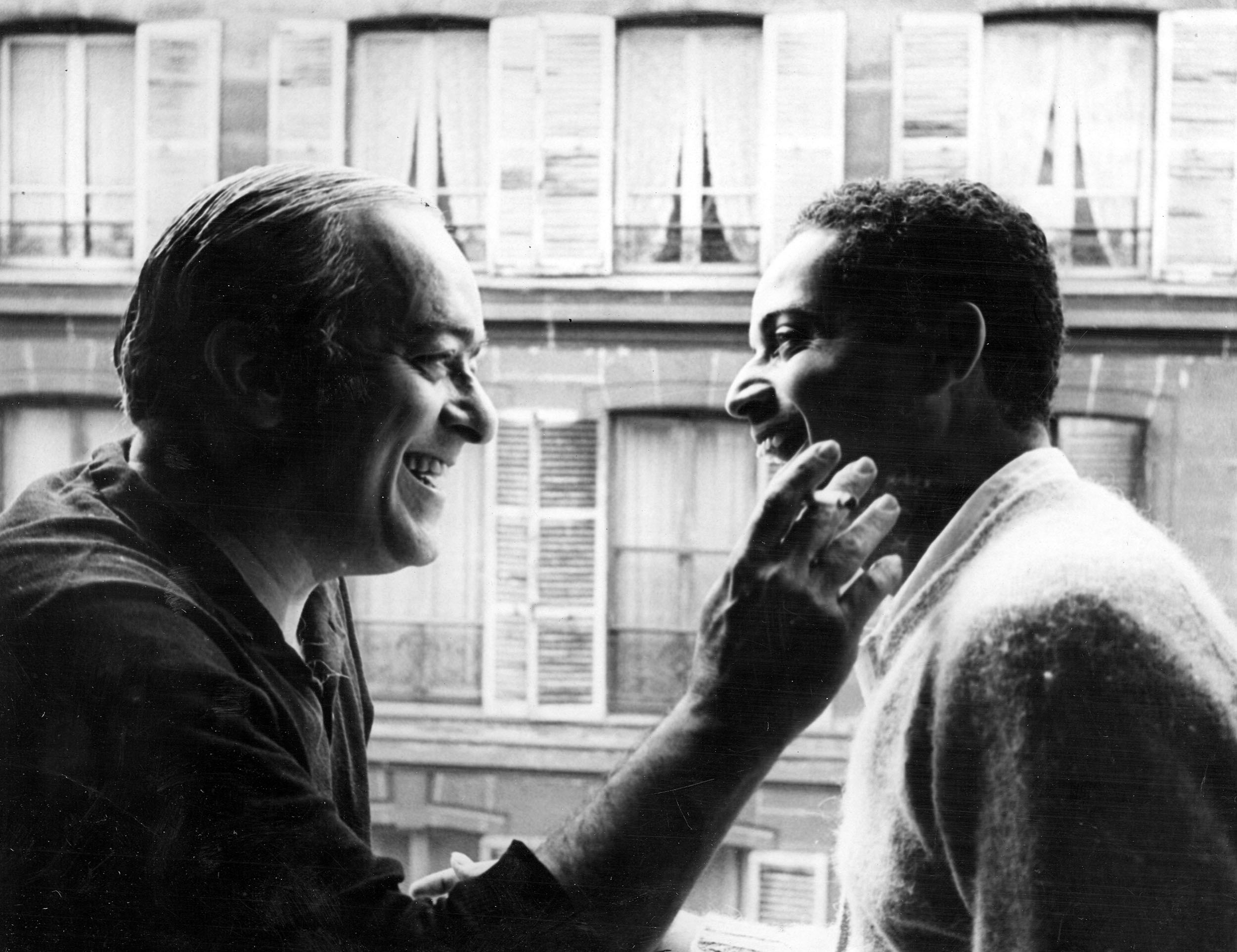 16/10/1964. Crédito: Henri Ballot/O Cruzeiro/EM/D.A Press. Brasil. Os cantores e compositores Vinicius de Moraes e Baden Powell.