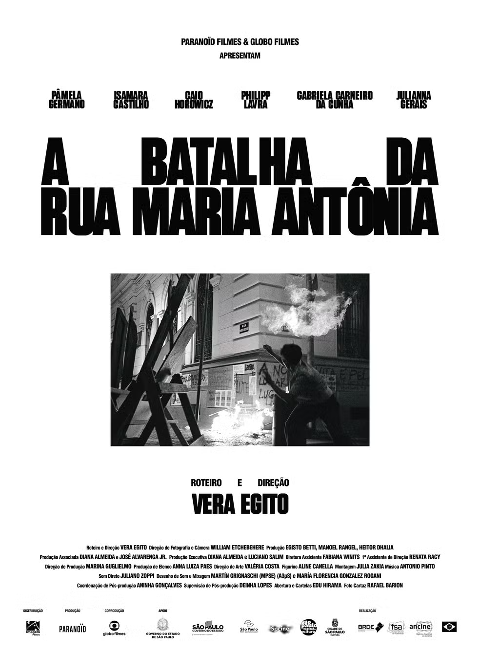 Cartaz do Filme A Batalha da Rua Maria Antônia