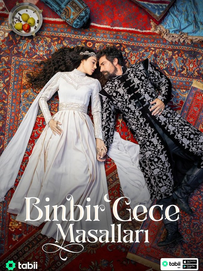 Foto dizi tabii Binbir Gece Masalları.