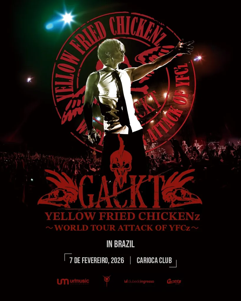 Cartaz de divulgação do show