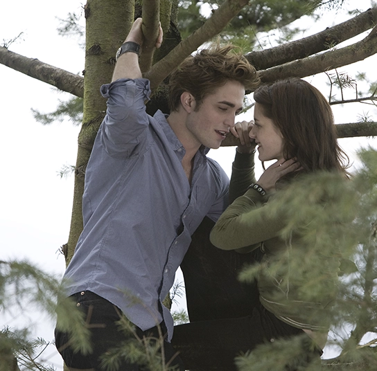 Bella e Edward no filme Crepúsculo
