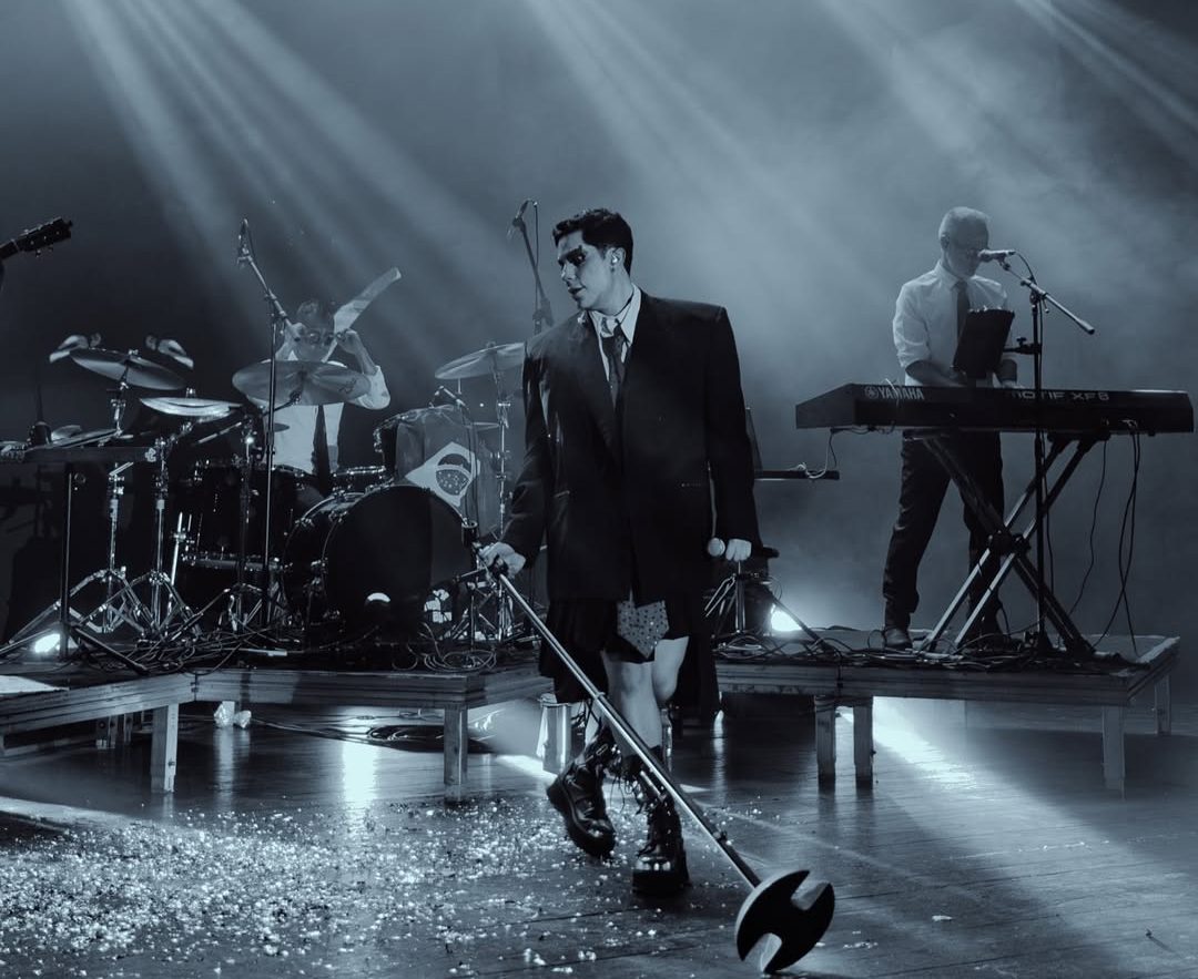 Momento do show do Christian Chávez