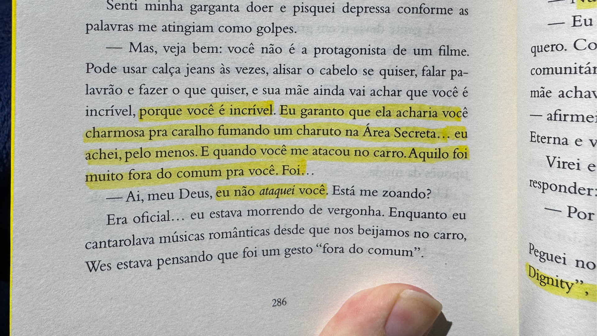 melhor do que nos filmes