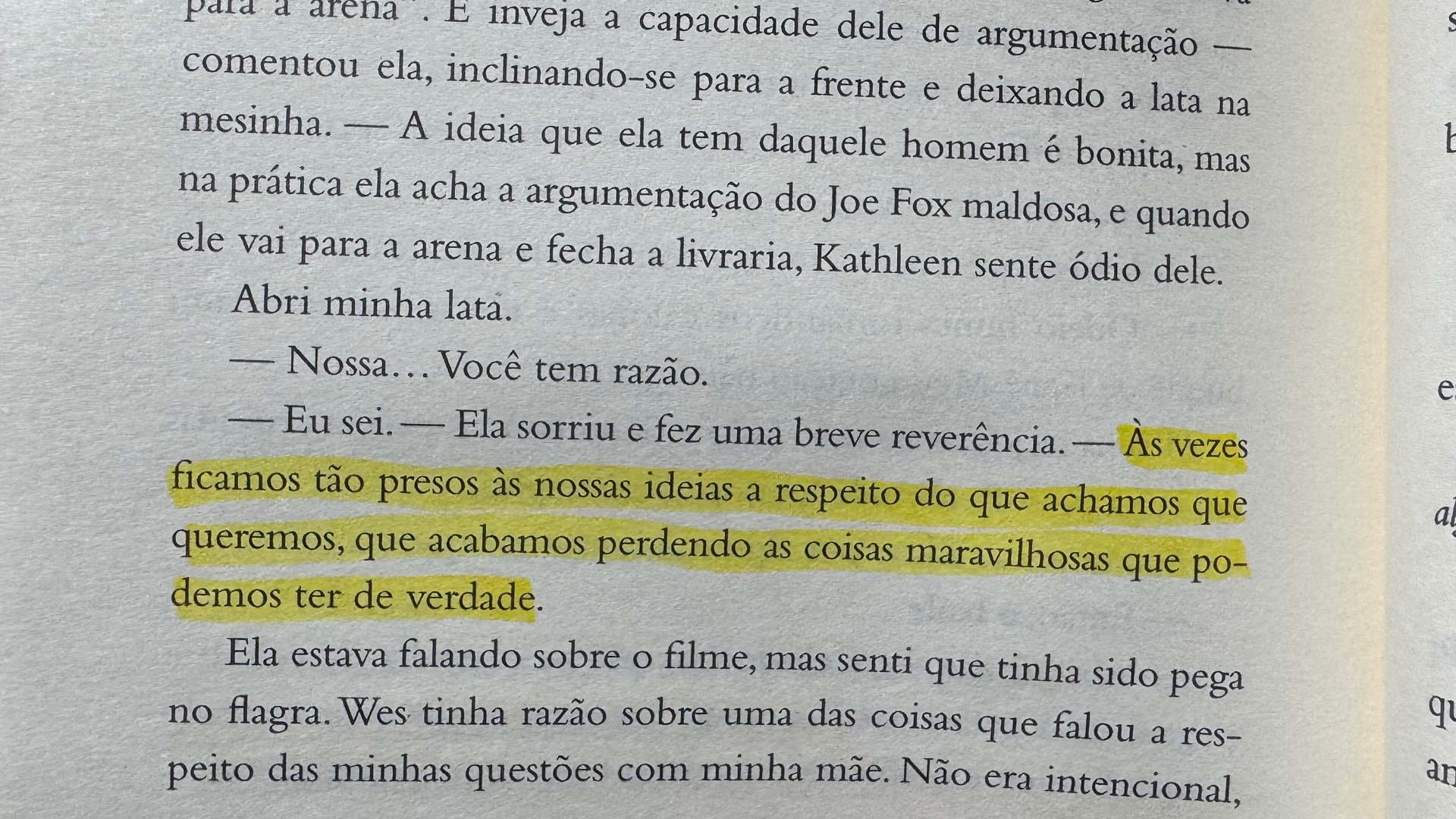 melhor do que nos filmes