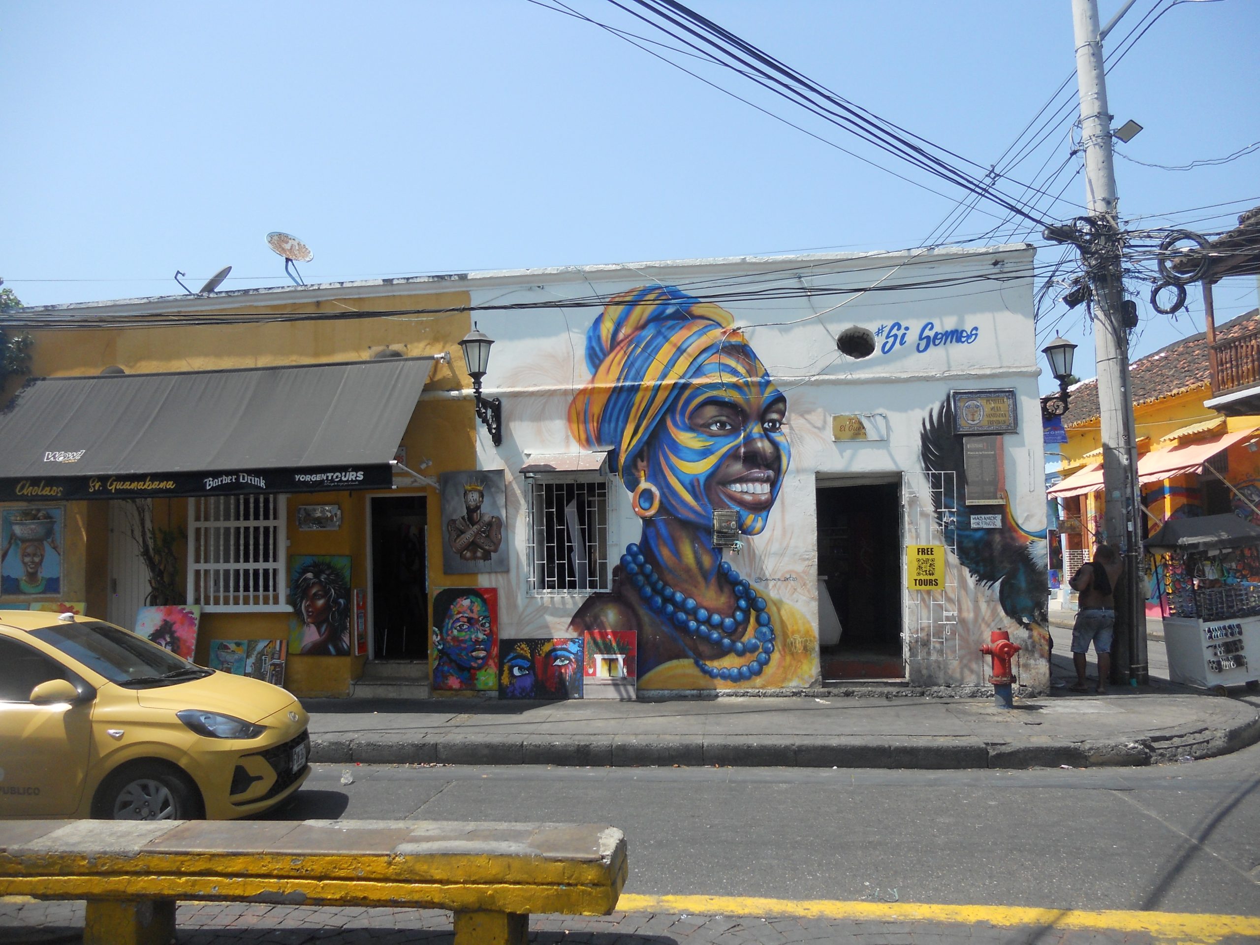 Foto de Getsemaní, bairro mais famoso e culturalde Cartagena 