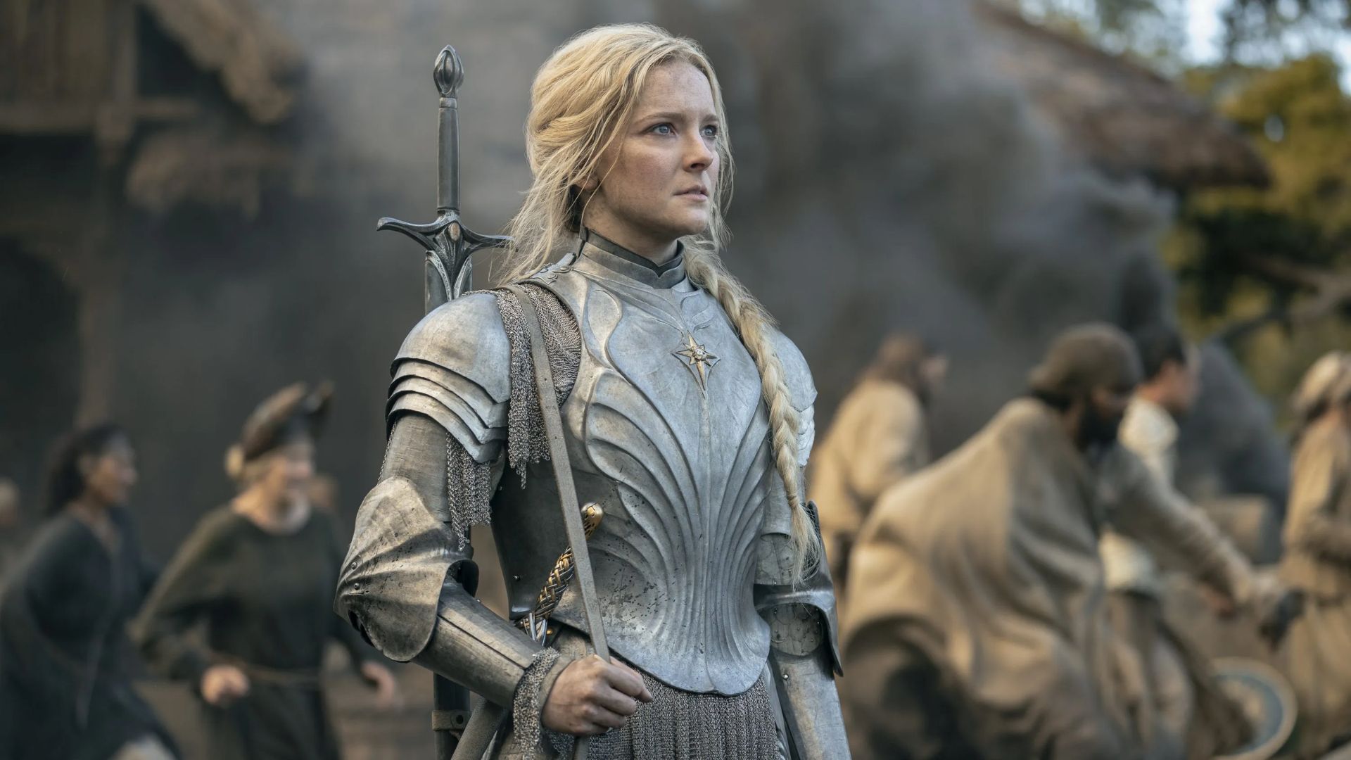 Morfydd Clark (Galadriel) em O Senhor dos Anéis: Os Anéis de Poder