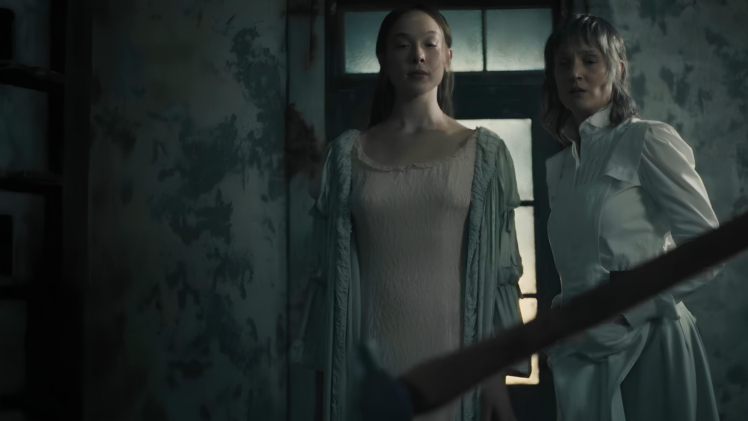 Lizzie Borden e a empregada Bridget Sullivan