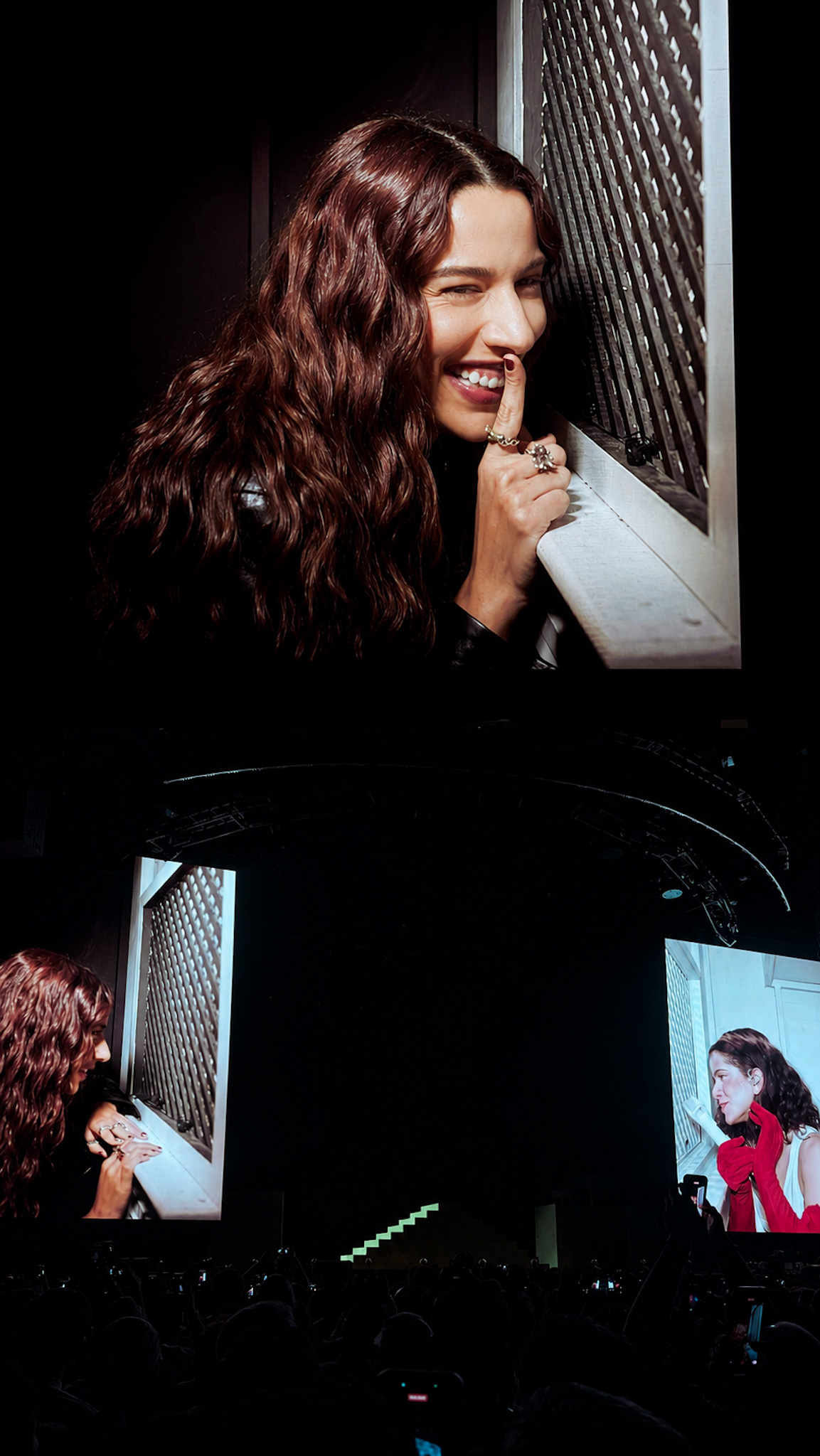 Marina Sena no confessionário de Rosalía.