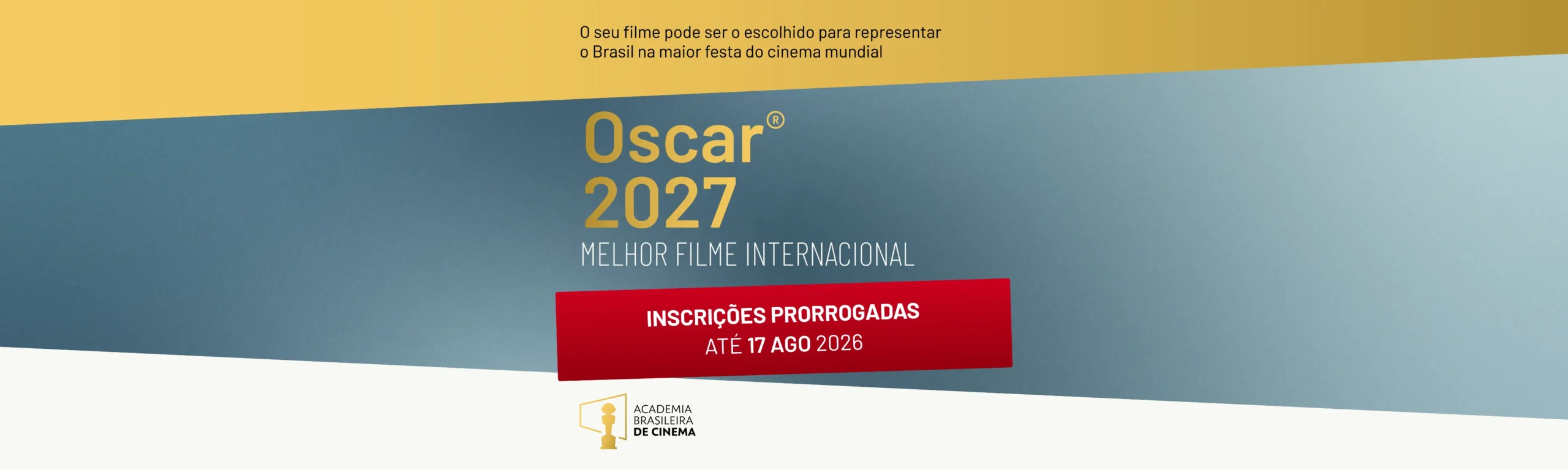 Academia Brasileira de Cinema prorroga inscrições
