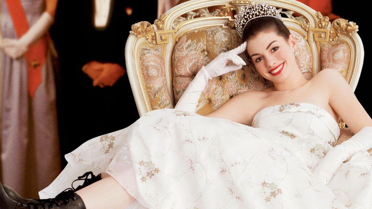 Anne Hathaway no filme "O Diário da Princesa".