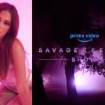 Anitta e print do teaser so Savage x Fenty Vol. 4