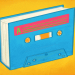 GIF de um disquete em forma de livro