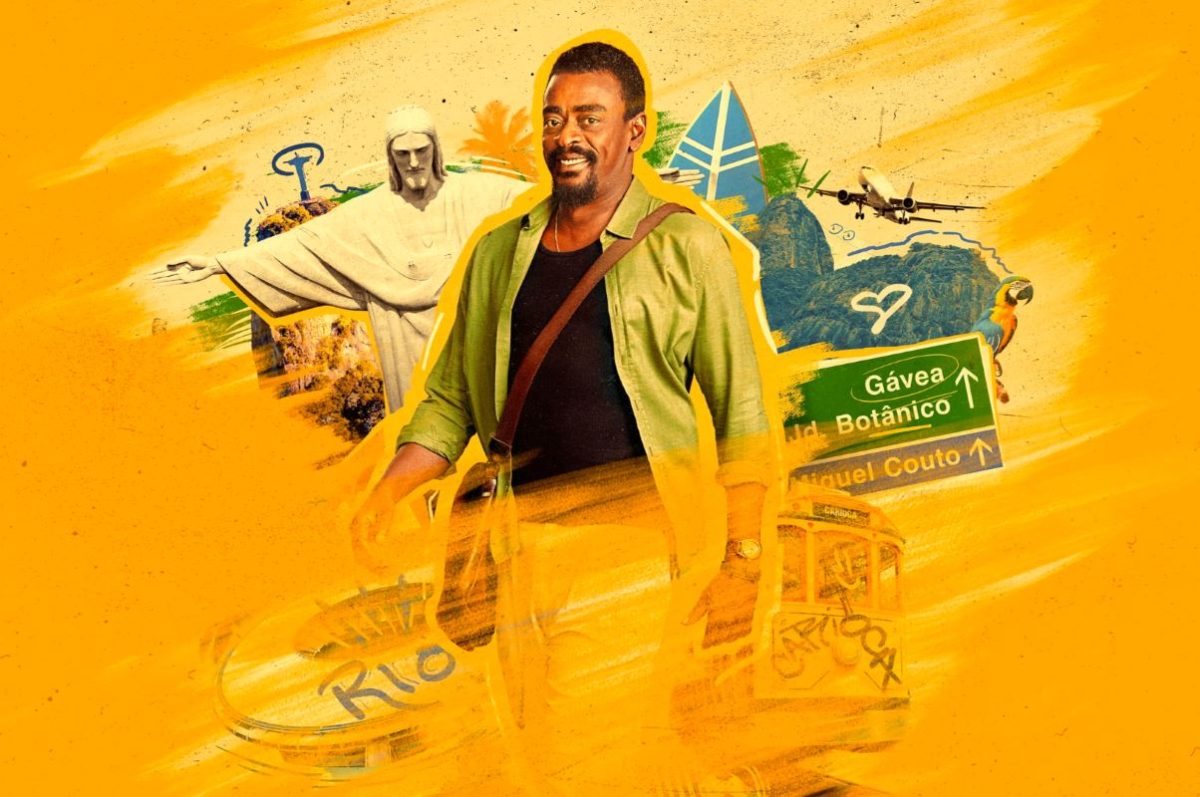 Seu Jorge na capa da série How to be a carioca