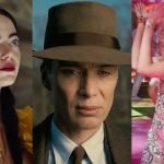 A imagem mostra cenas de filmes indicados ao Oscar 2024.